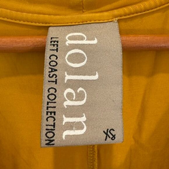 Dolan Anthropologie Short Sleeve Tunic Dress Size XS Yellow - Picture 7 of 14
